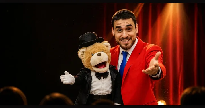 Workshop di ventriloquia dal vivo con il Mago Max e Tano